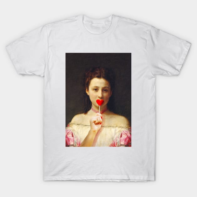 Girl lollipop T-Shirt by Dikhotomy